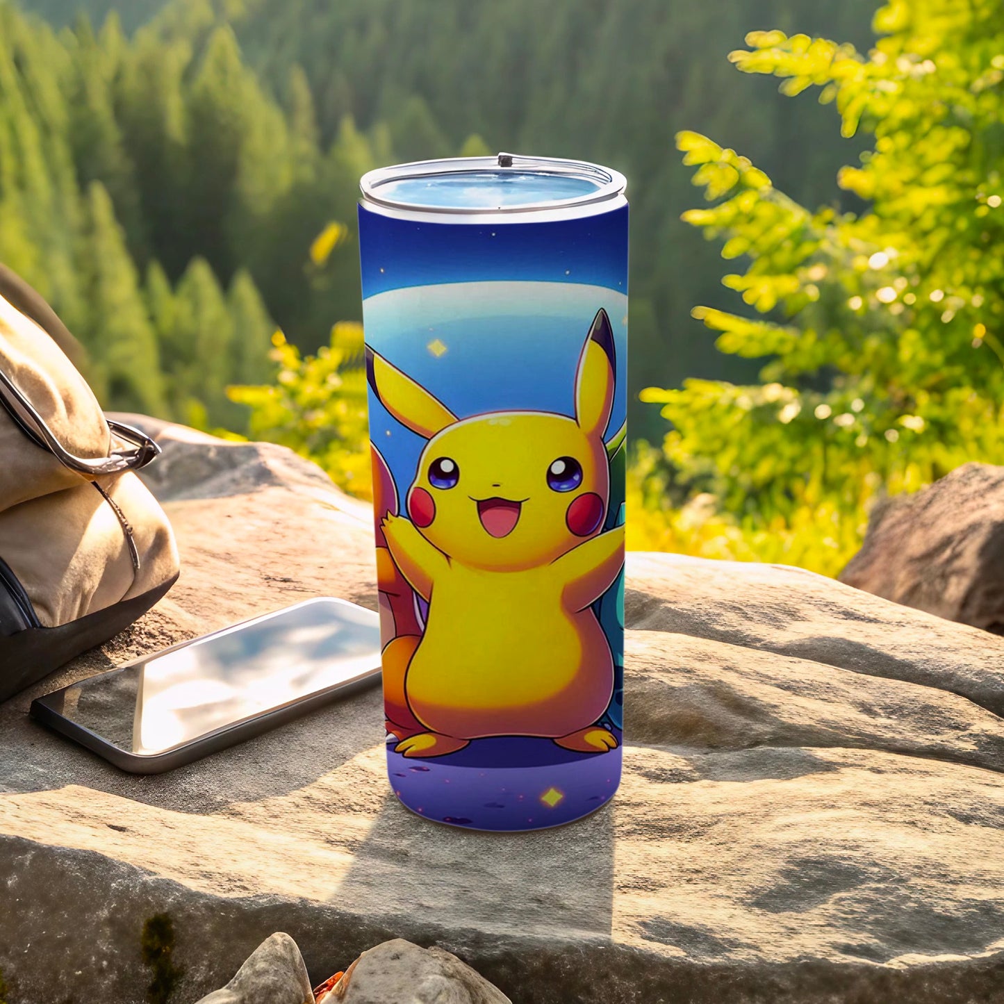 Pikachu Design Outdoor Tumbler Perfect for Hikes