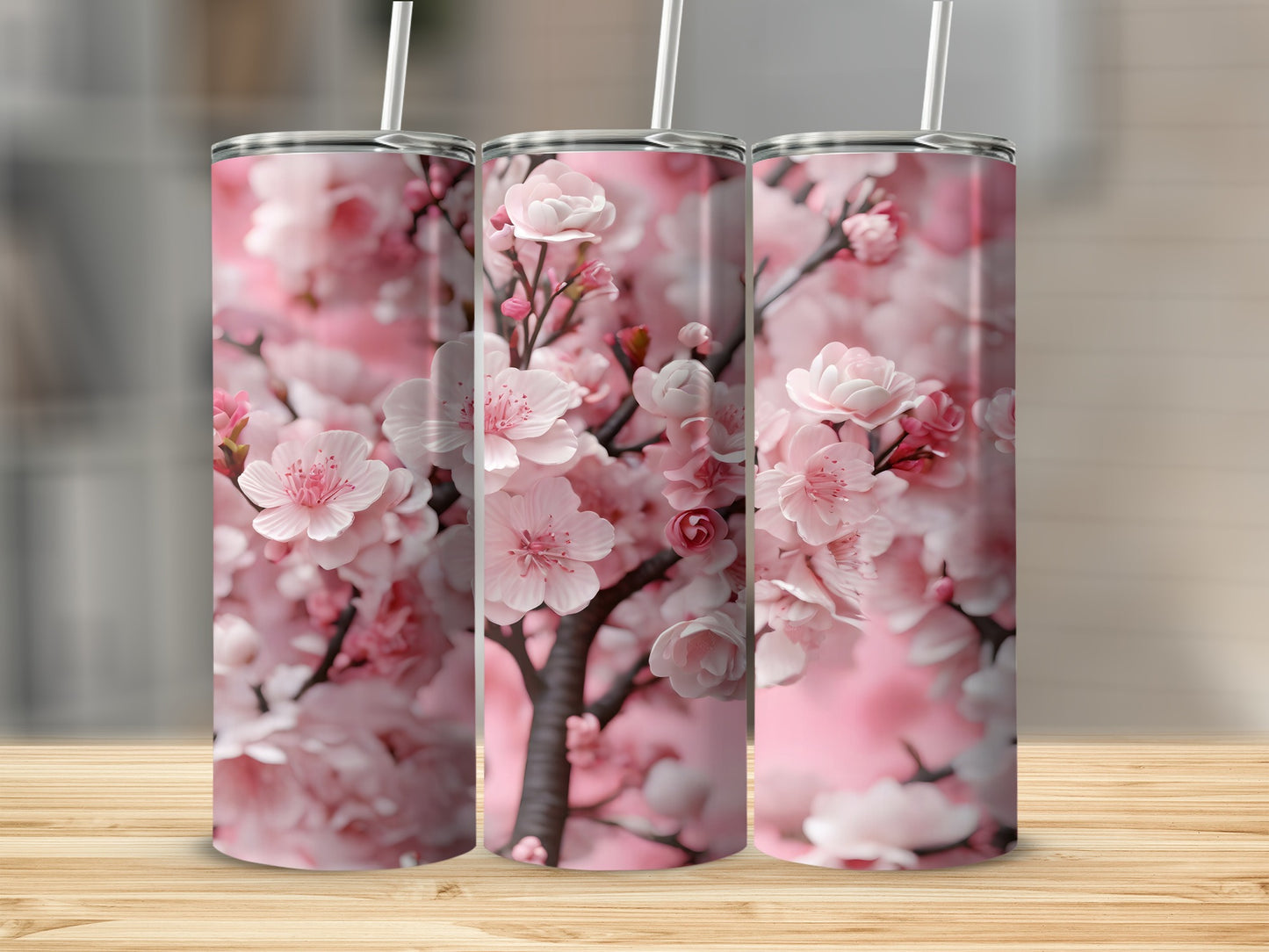 Pink Cherry Blossom Floral Bloom Sakura Tumbler product type