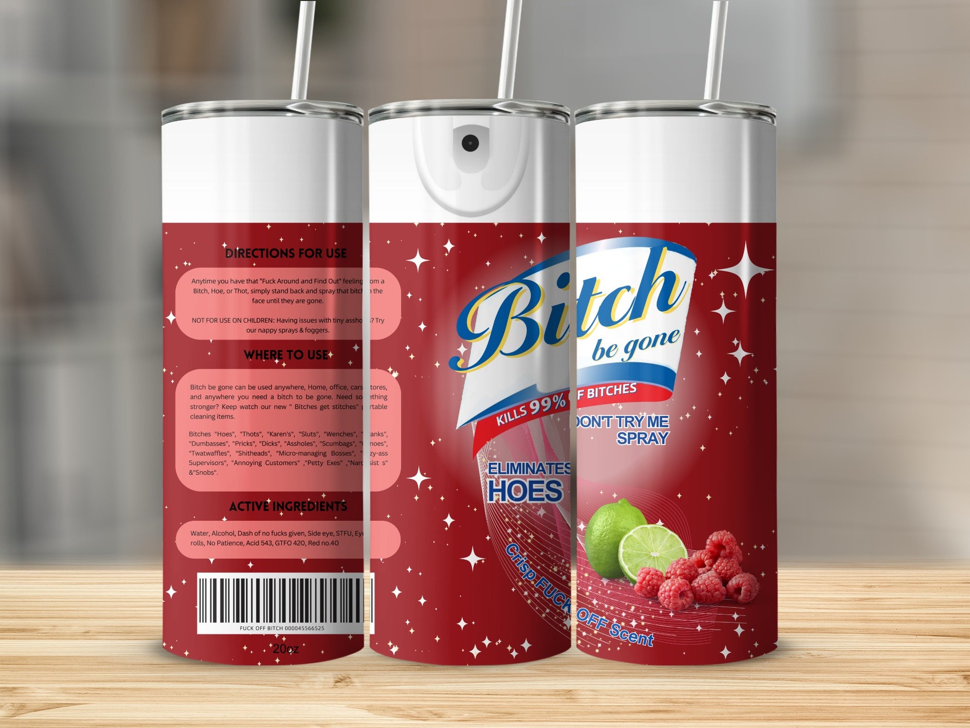 Bitch Be Gone Eliminate Hoes Crisp Scent Spray