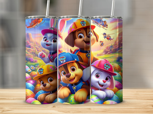 Adorable Cartoon Rescue Team Tumbler Drinkware