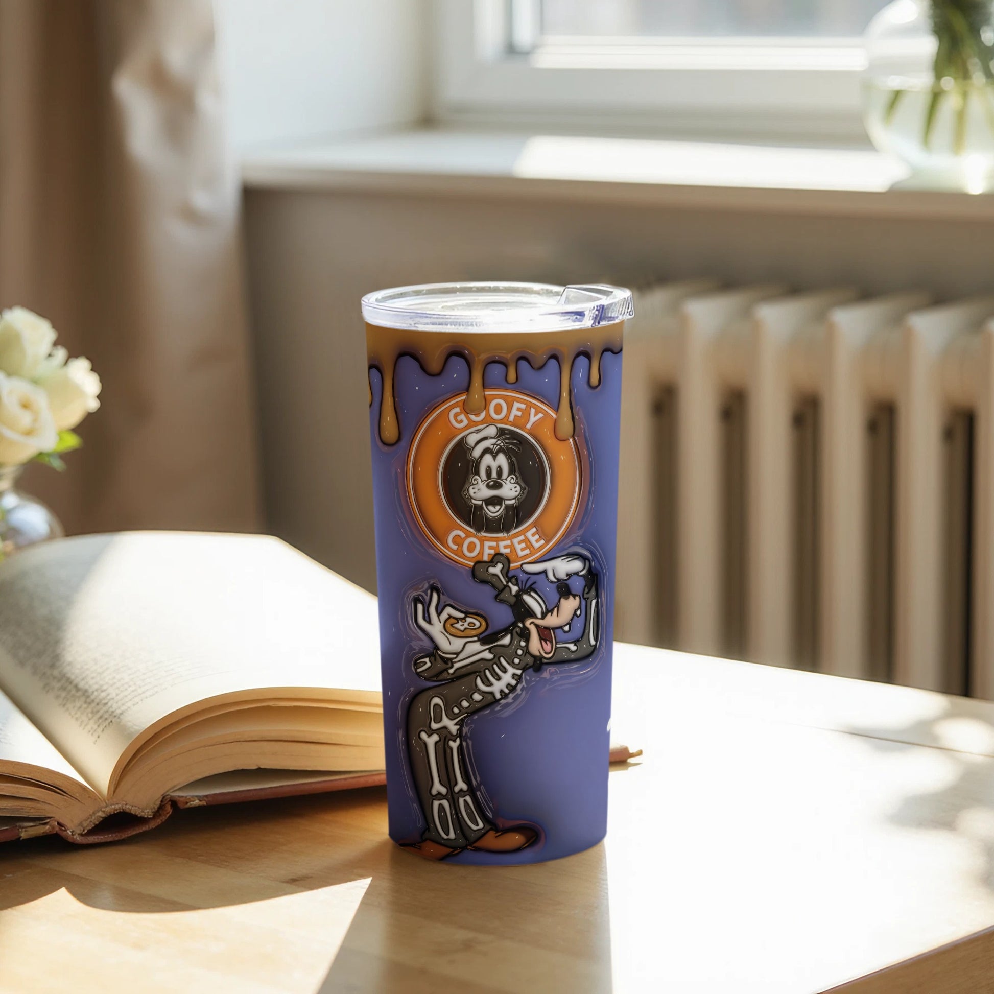 Goofy Coffee Insulated Travel Tumbler for Fun Drinks