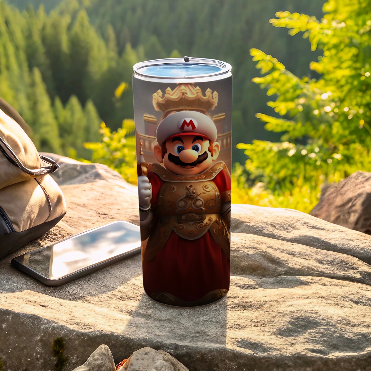 Mario Imperial Armor Design Travel Mug