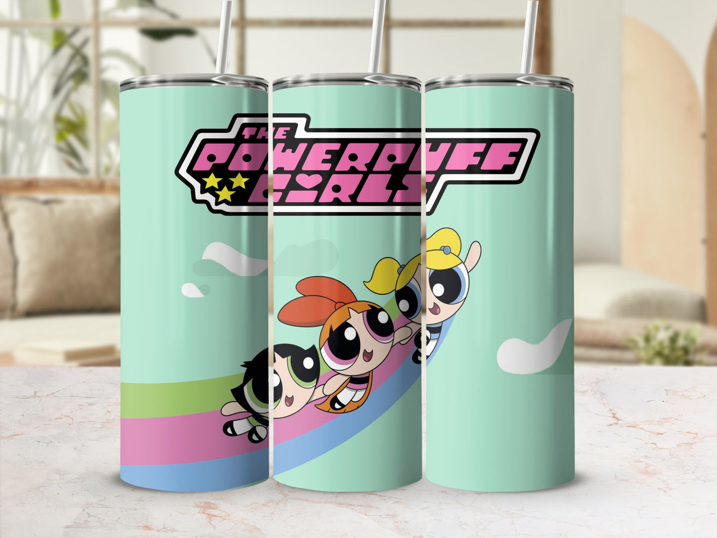 The Powerpuff Girls Tumbler Ideal Animated Design