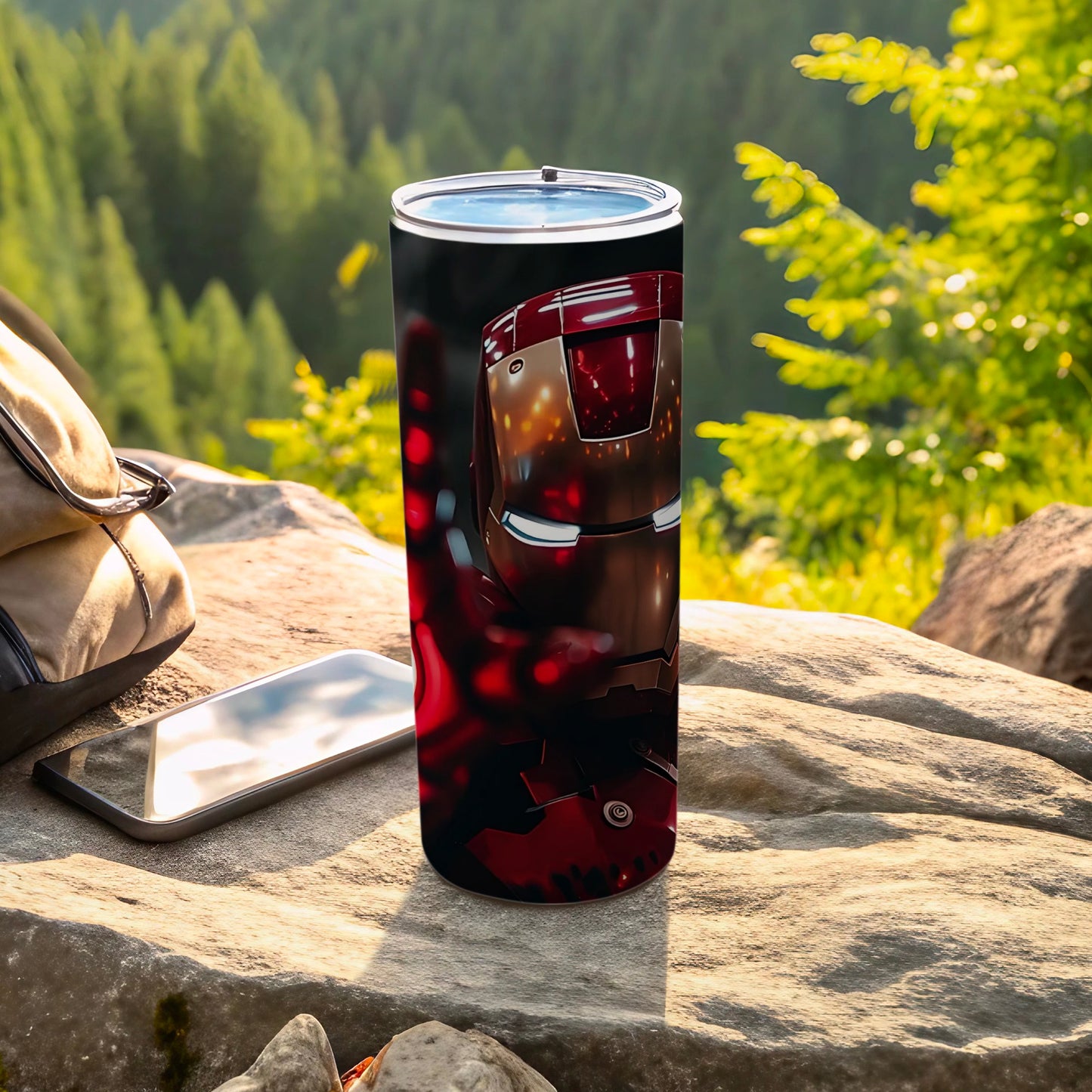 Personalized Hero Design Travel Tumbler for Outdoor Adventures