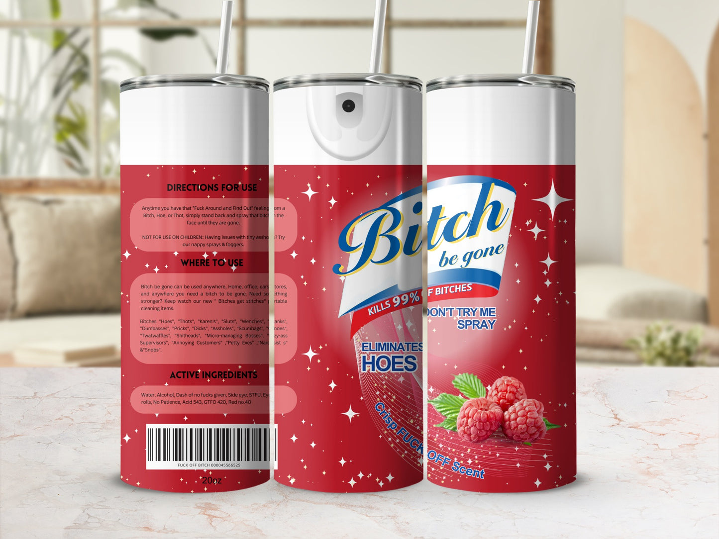 Bitch Be Gone Spray Eliminates 99 percent of Annoyance