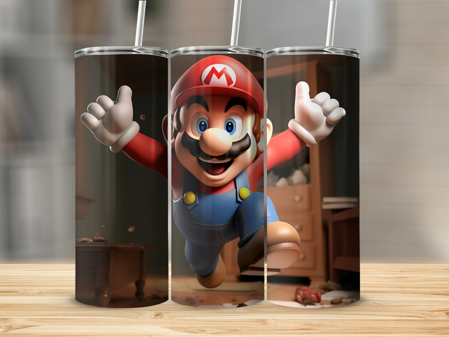Exciting Video Game Character Design Tumbler Cup
