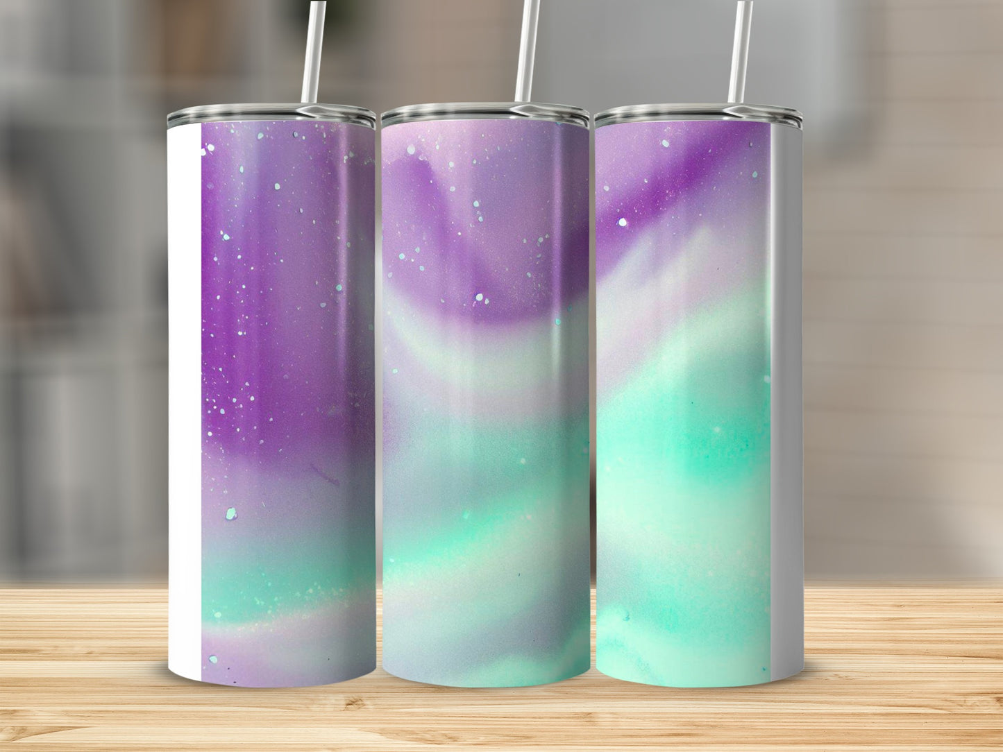 Colorful Gradient Splatter Design Tumbler product