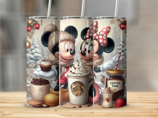 Mickey and Minnie Winter Wonderland Tumbler Cups