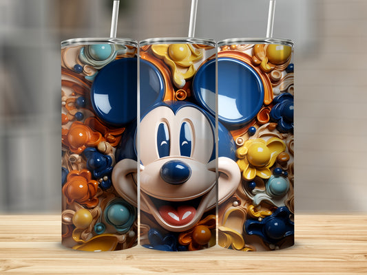 Colorful Mouse Character Design Tumbler