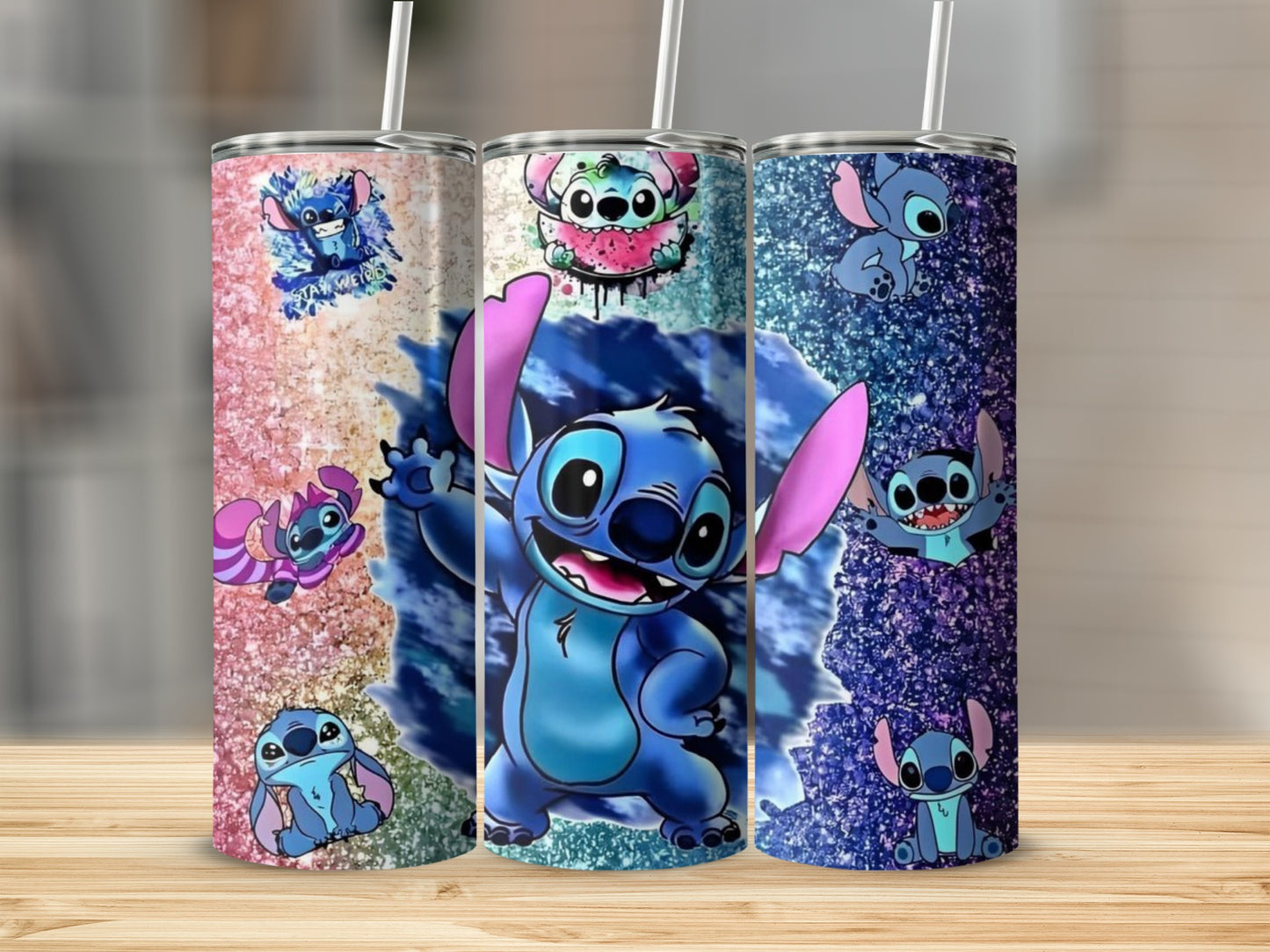 Colorful Cartoon Character Design Tumblers for Kids