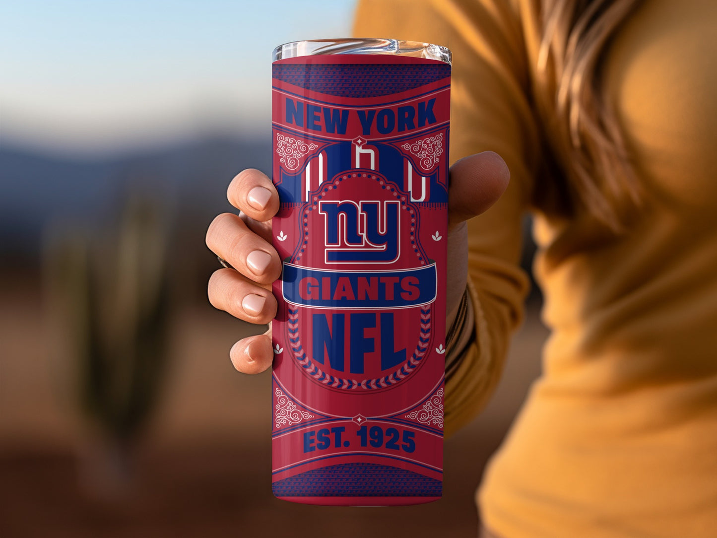 New York Giants Vintage Logo NFL Est. 1925 Tumbler