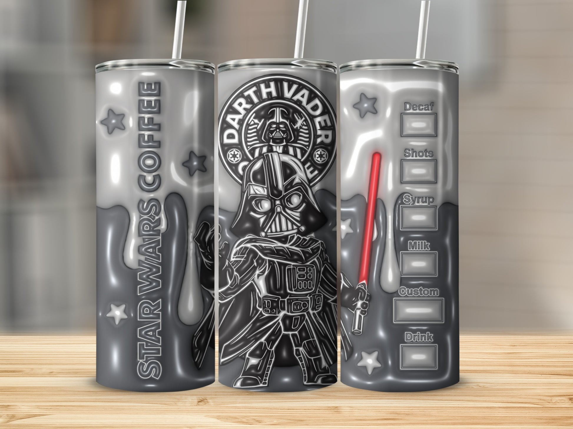 Star Wars Darth Vader Coffee Tumbler Stainless Steel Cup