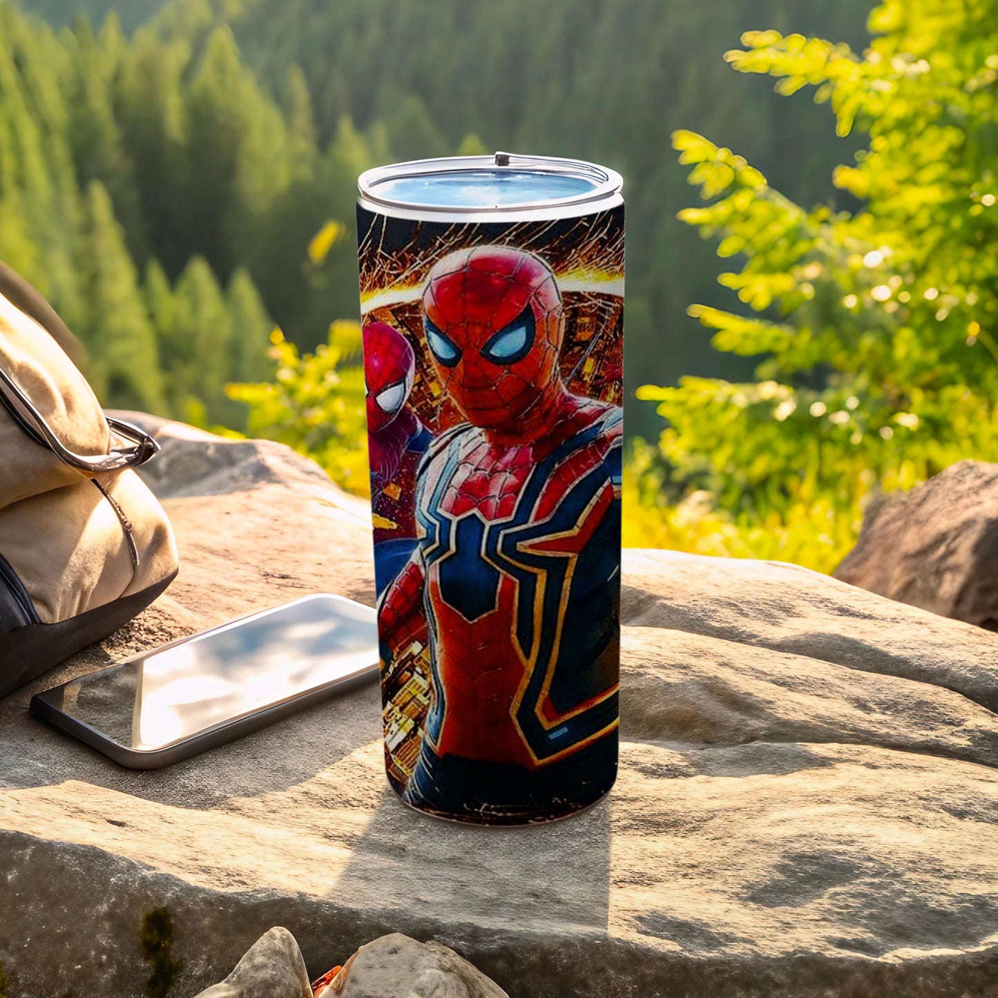 Vibrant Spider-Man Design Insulated Tumbler Product