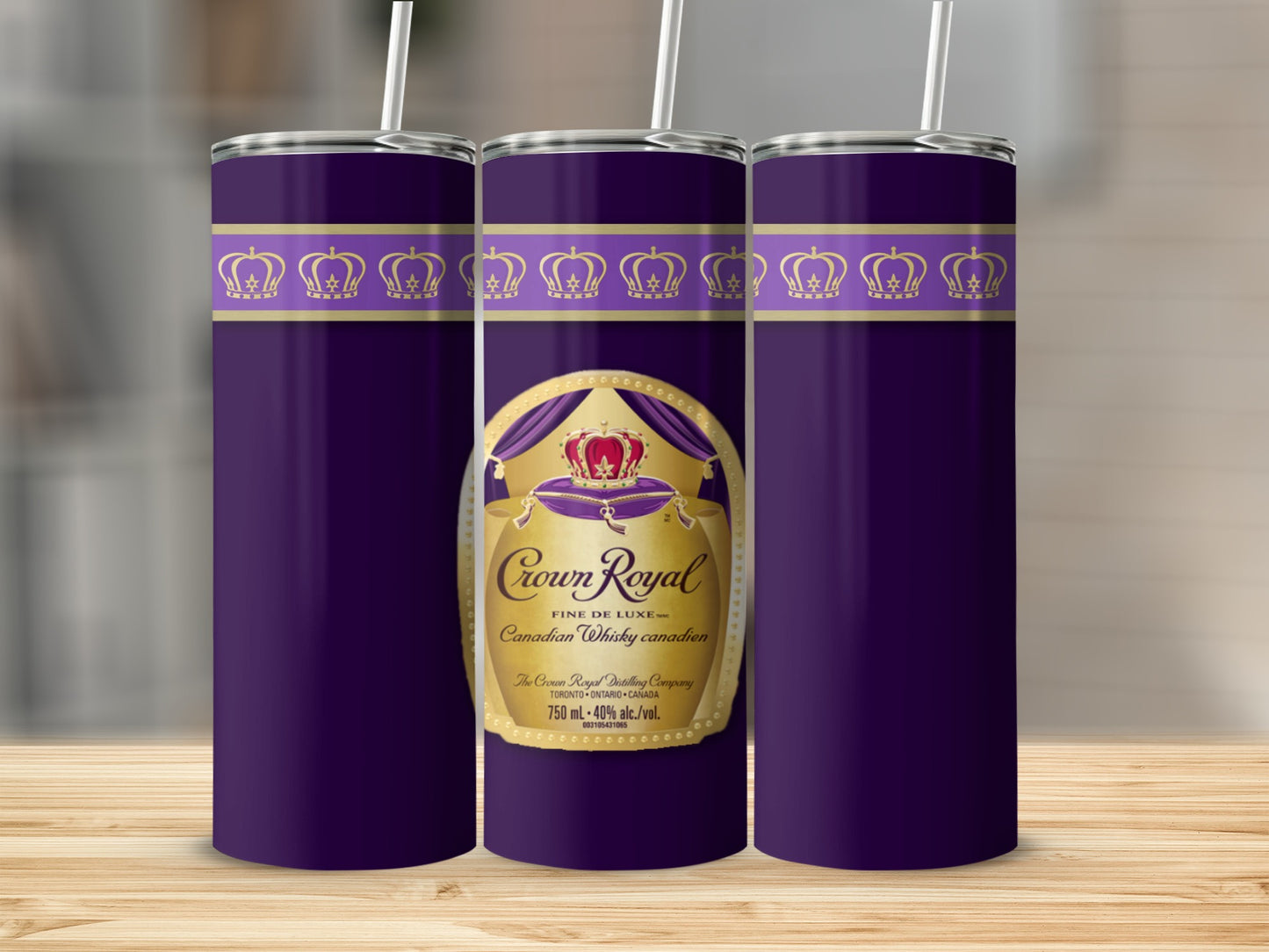 Purple Gold Crown Royal Canadian Whisky Tumbler product type