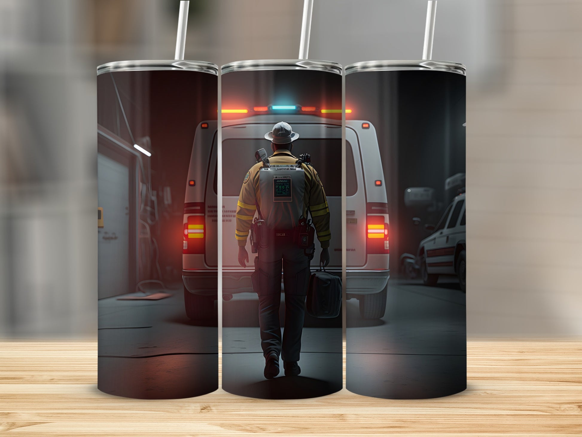 Emergency Responder Design Insulated Tumbler Product