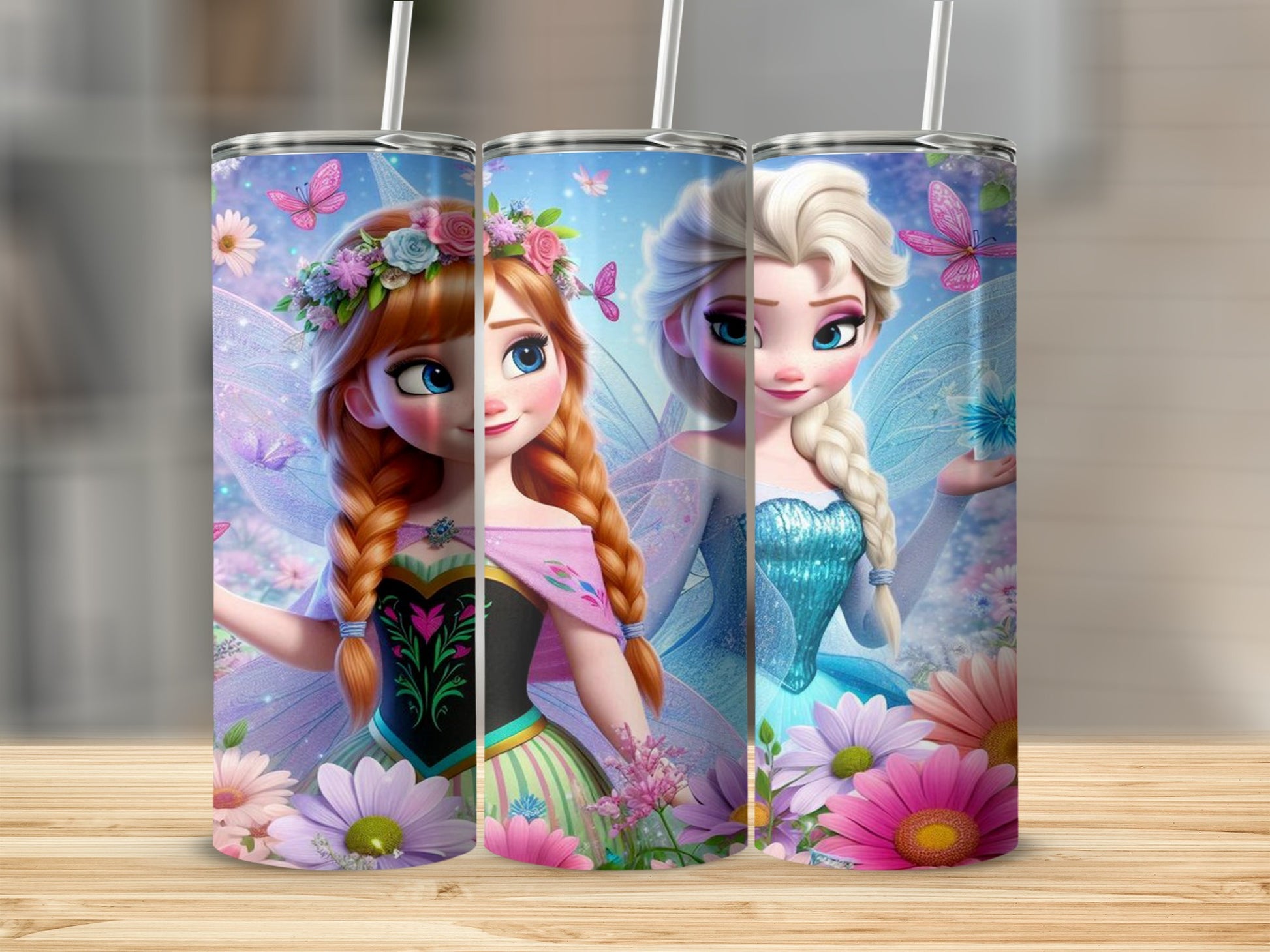 Fairy Tale Princesses Tumbler for Kids and Fans