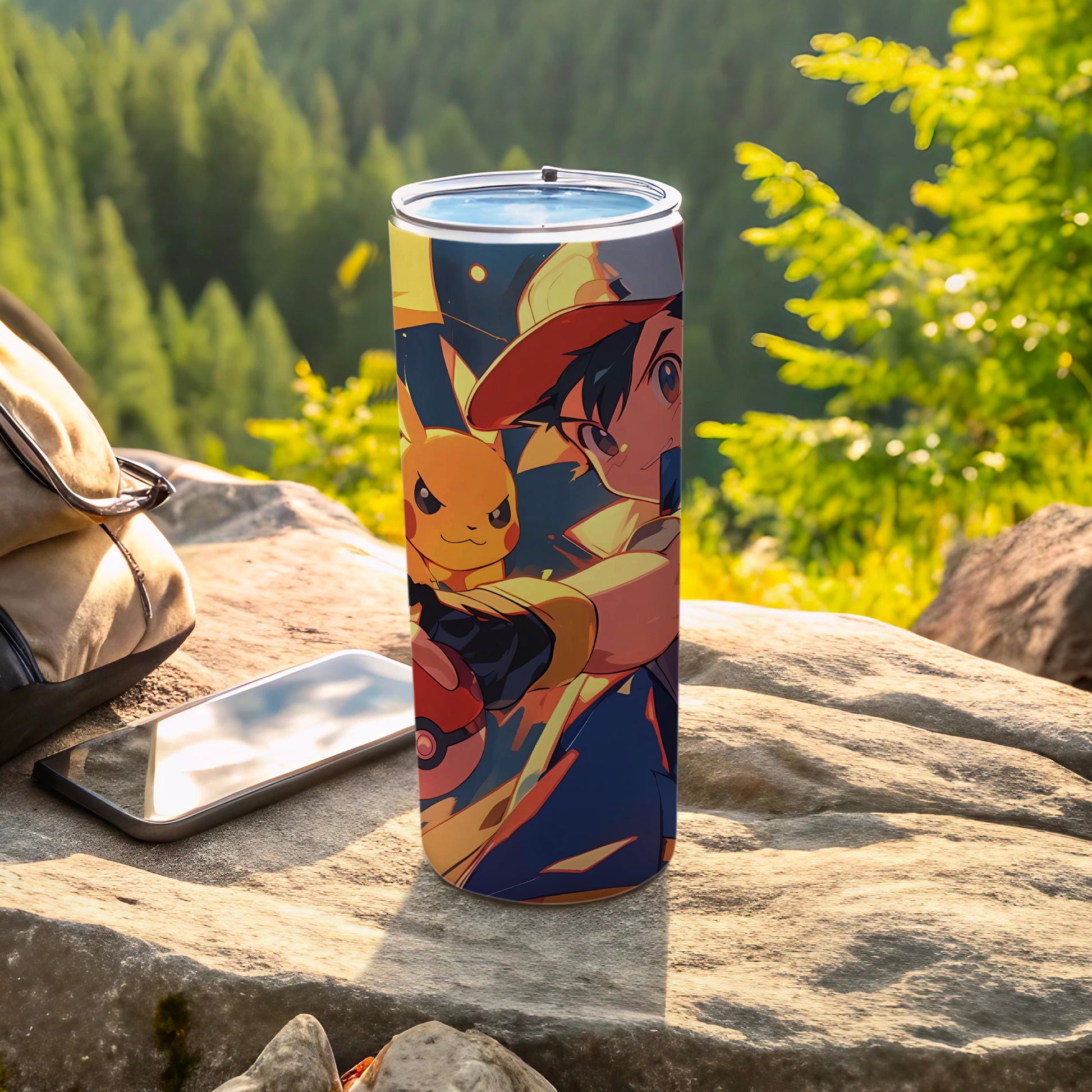 Colorful Anime Character Art Travel Mug Product