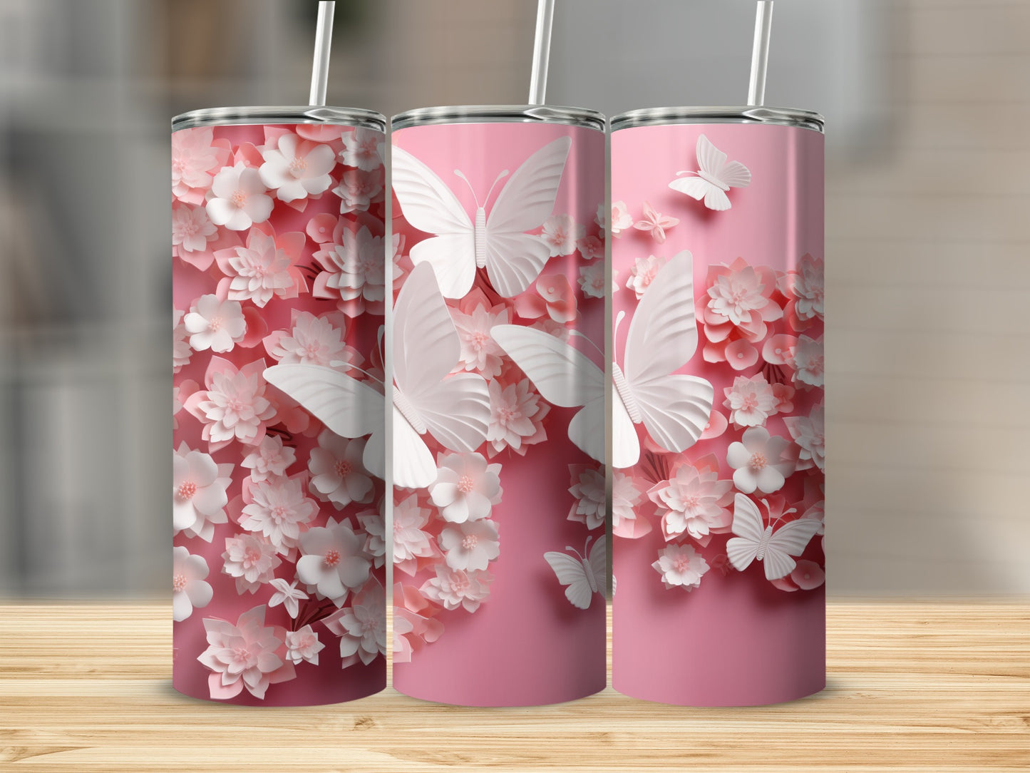 Pink Butterfly Floral Papercut Tumbler Design product type
Tumbler
Butterfly
Floral
Pink
White
Papercut
Spring
Blossom
Design
Aesthetic
Nature
Drinkware
Gift
Sublimation
Cute
Girly
Elegant
Pattern
Artwork
Sakura