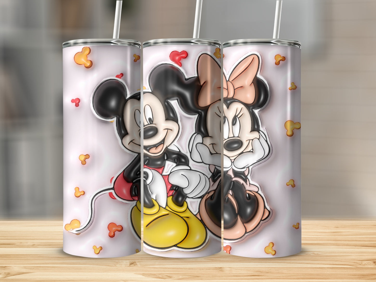 Cute Cartoon Character Tumbler Set for All Ages