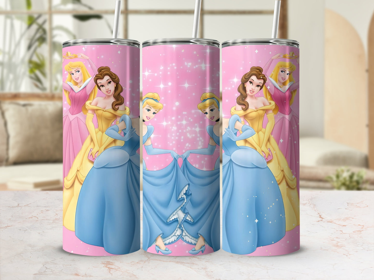 Disney Princess Tumbler Insulated Stainless Steel Flask