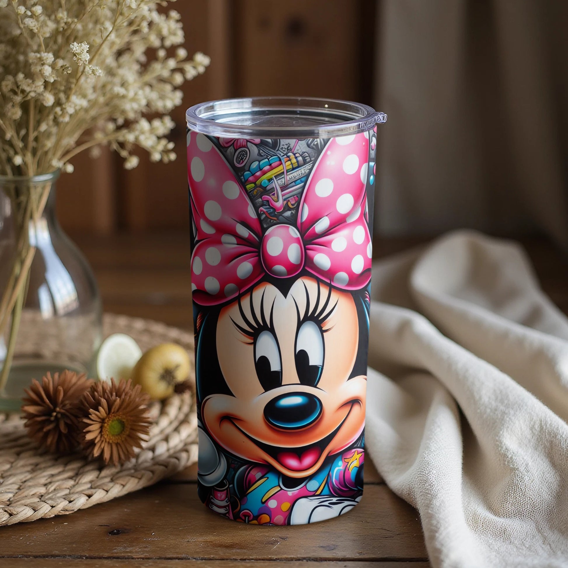 Cute Cartoon Character Design Travel Mug