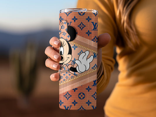 Cute Cartoon Character Designer Pattern Tumbler