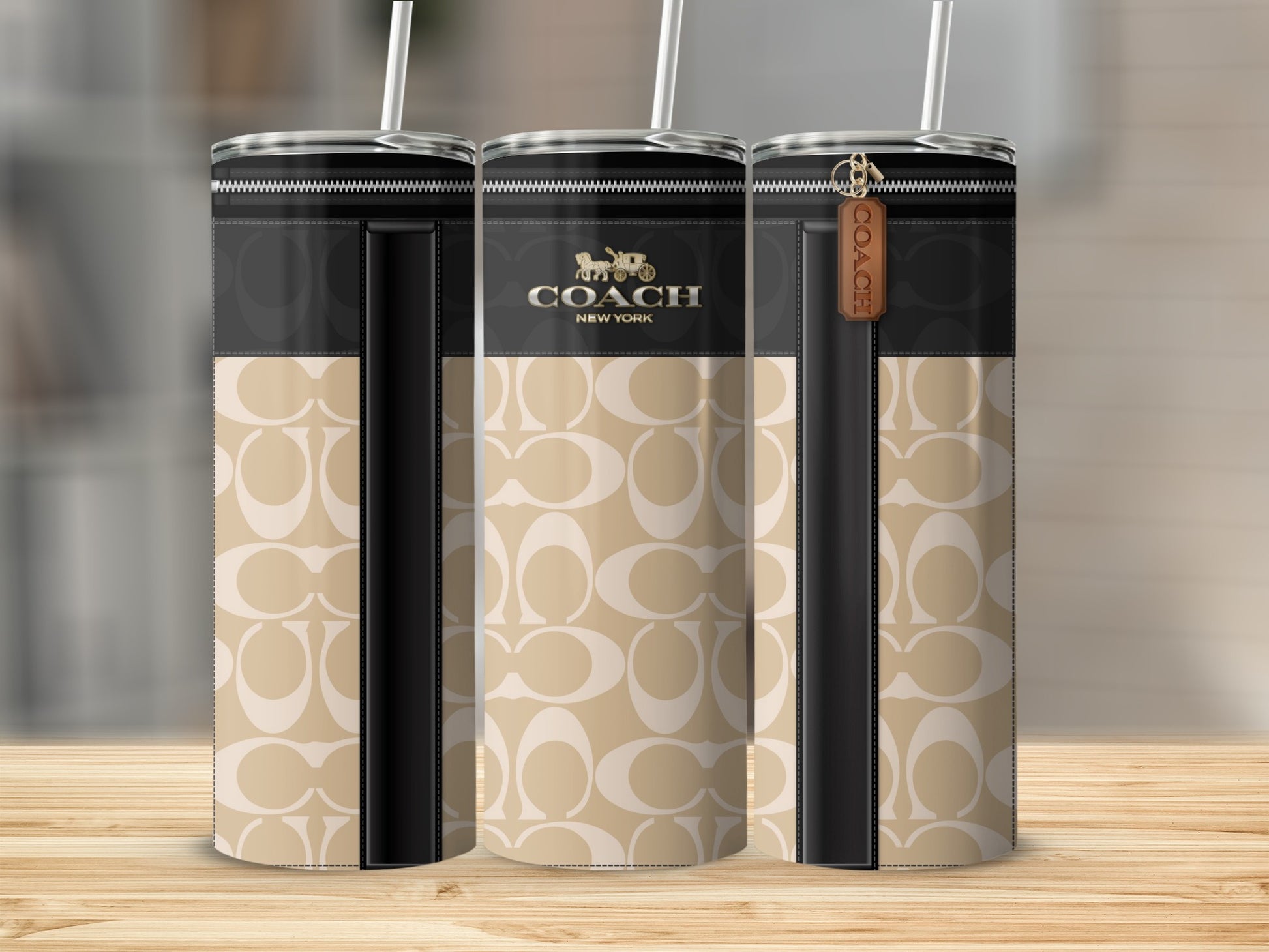 Stylish Coach New York Branded Tumblers