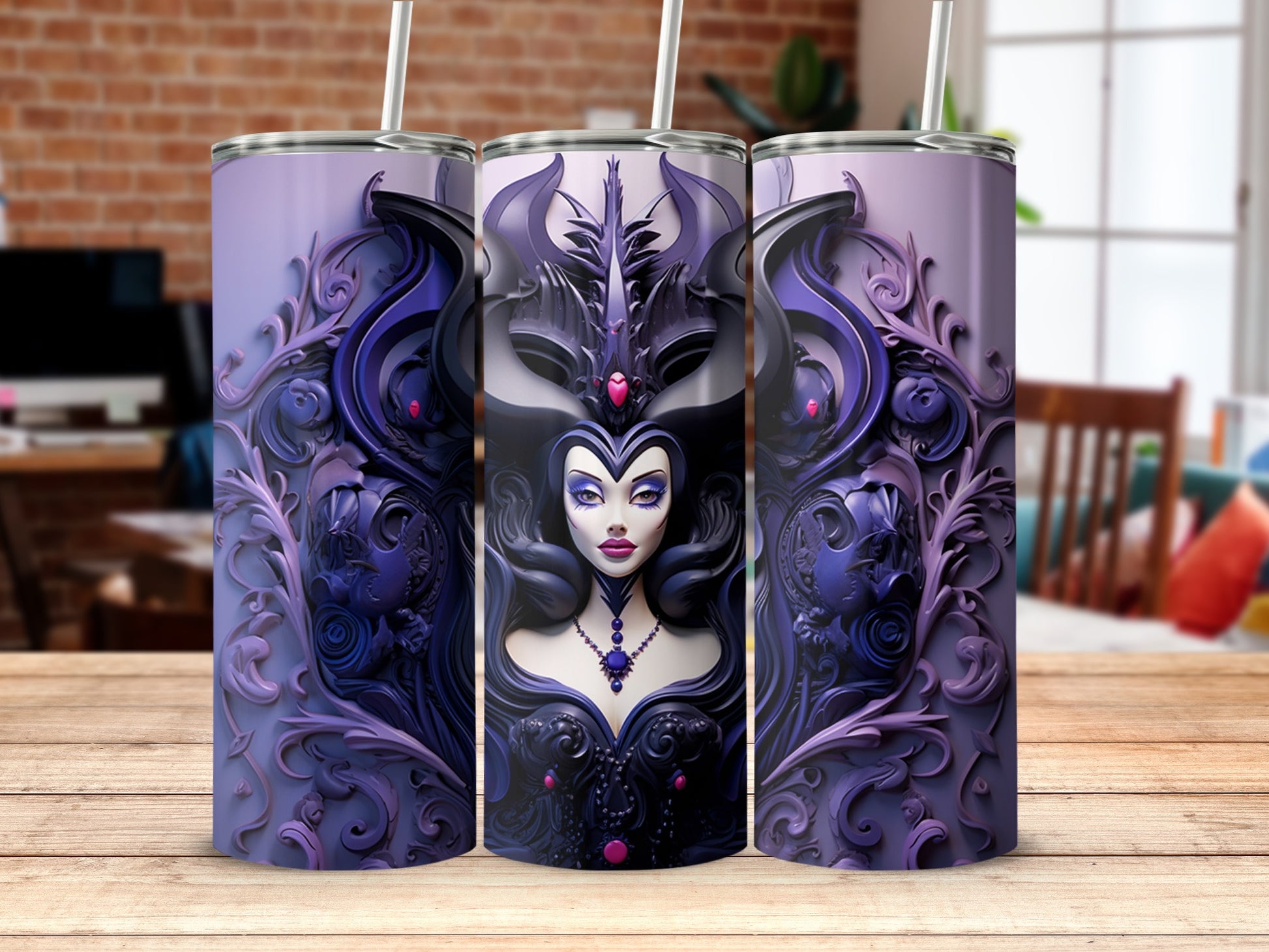 Enchanting Gothic Artwork Tumbler for Beverage Lovers