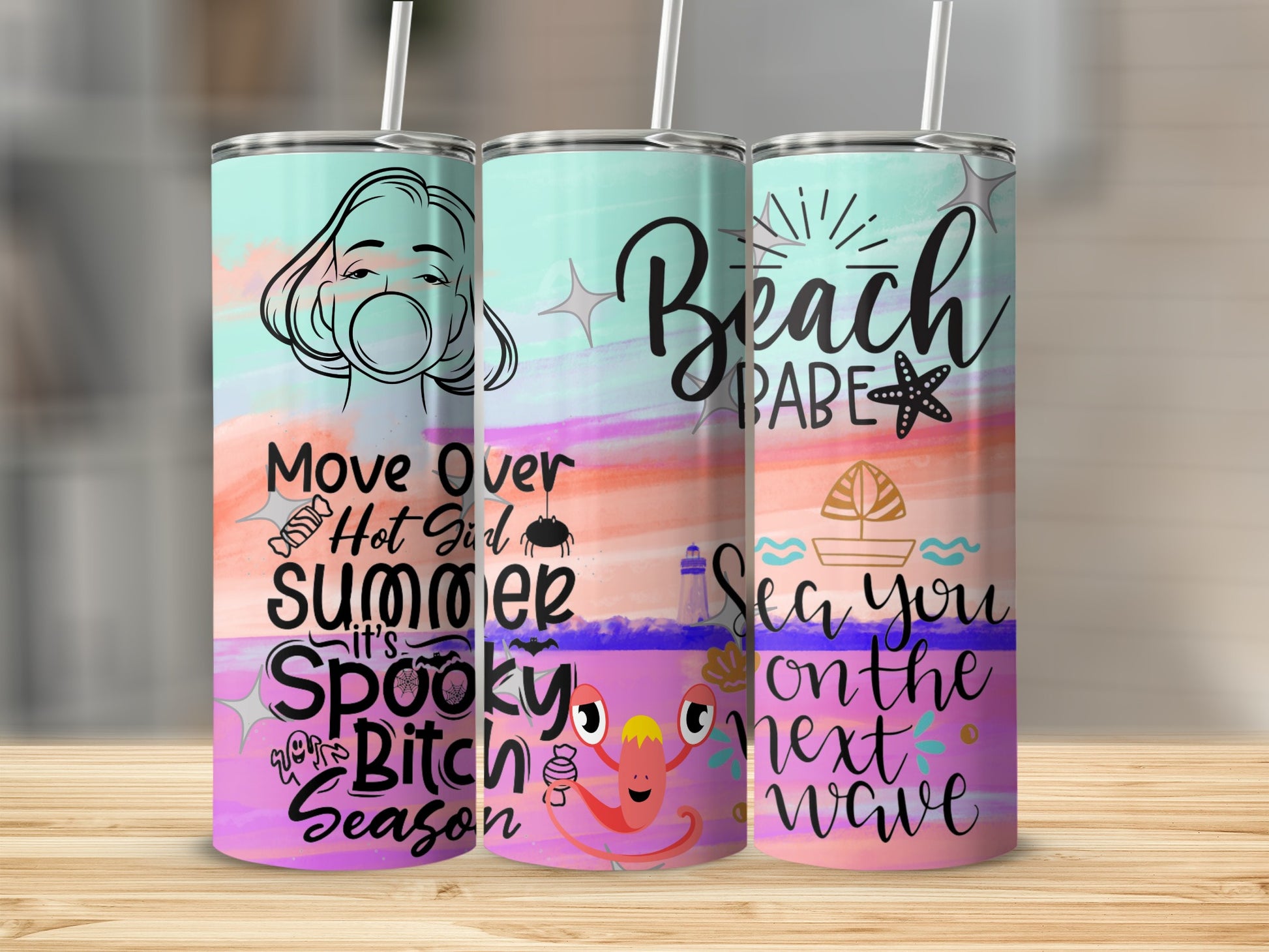 Move Over Hot Girl Beach Babe Summer Tumbler Cup