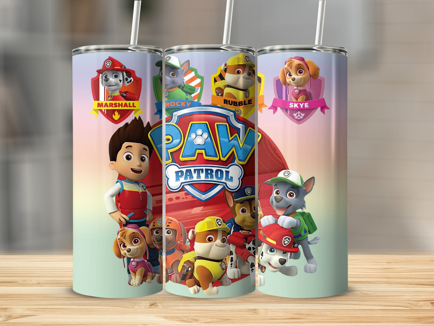 Paw Patrol Character Tumbler for Kids Drinkware