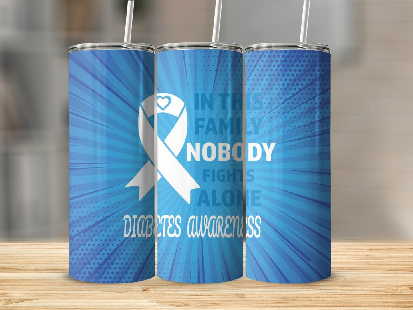 Diabetes Awareness In This Family Nobody Fights Alone Tumbler
