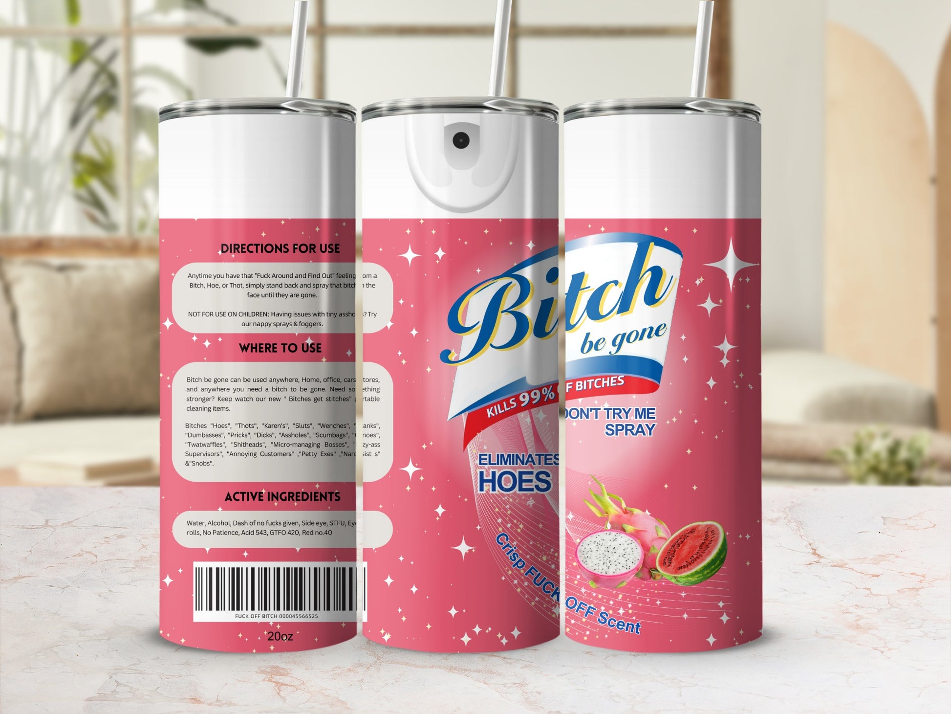 Bitch Be Gone Spray Kills 99% of Bitches Crisp Scent