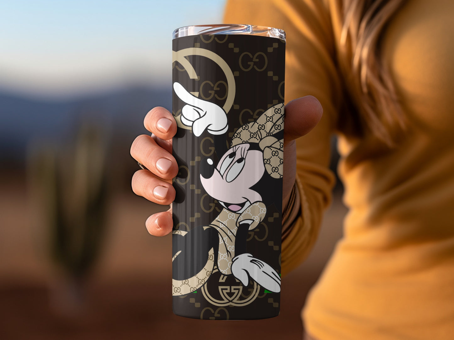 Designer Inspired Cartoon Character Tumbler Cup