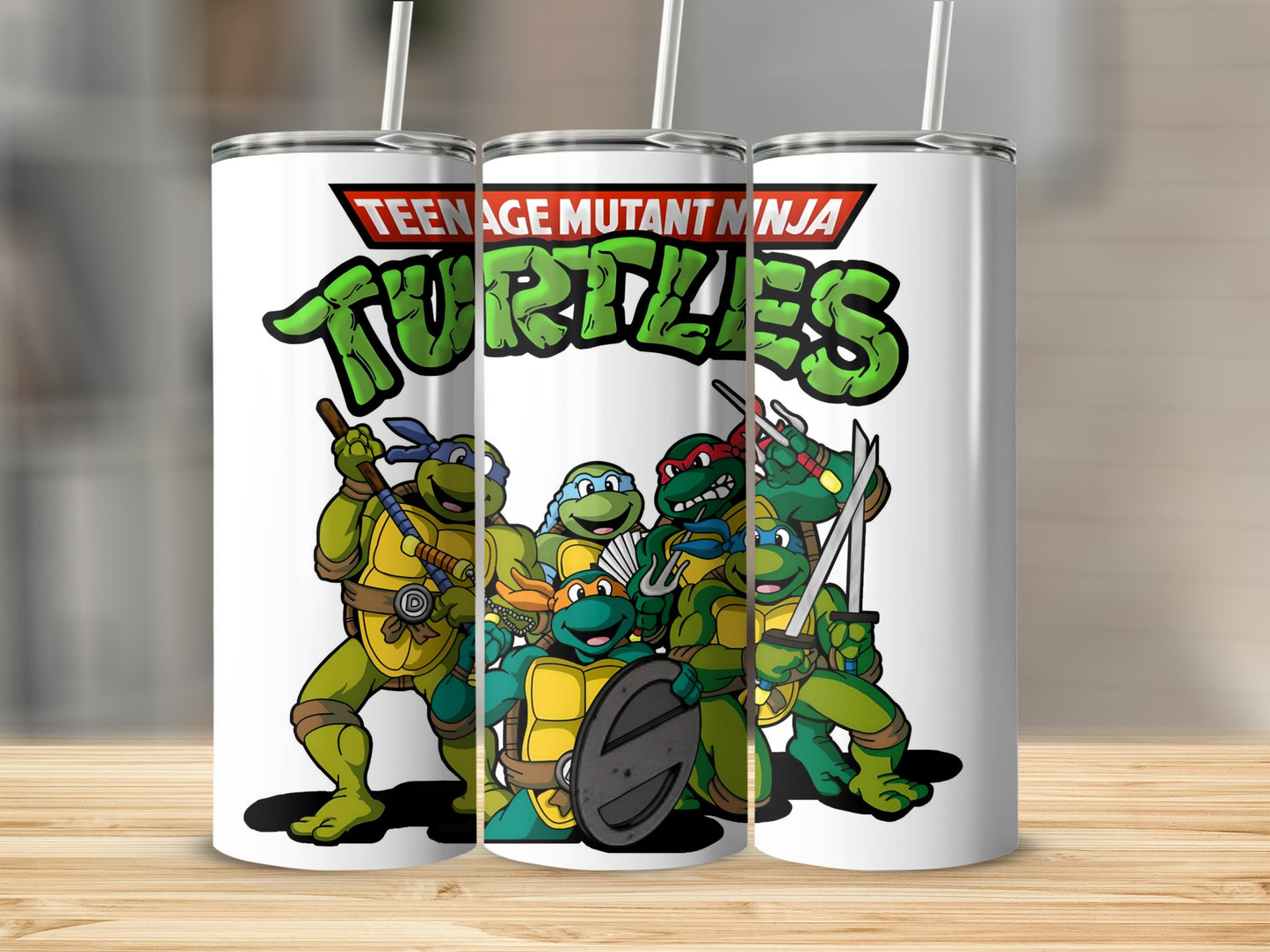 Teenage Mutant Ninja Turtles Custom Tumbler Cup