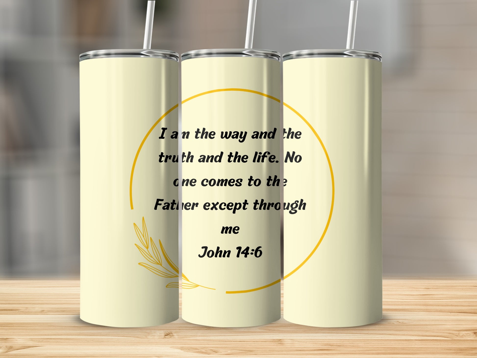 John 14:6 Inspirational Message Tumbler