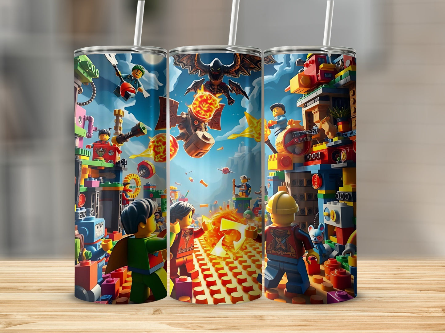 LEGO Action Adventure Insulated Tumbler Colorful Design