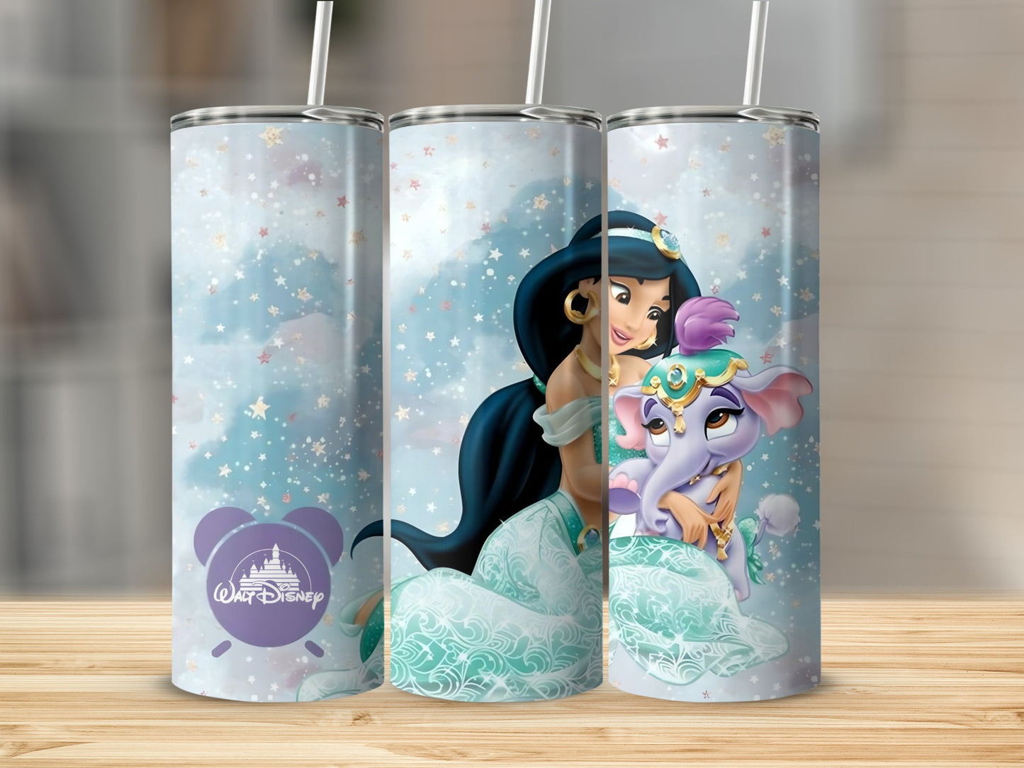 Disney Princess Jasmine and Elephant Tumbler Product