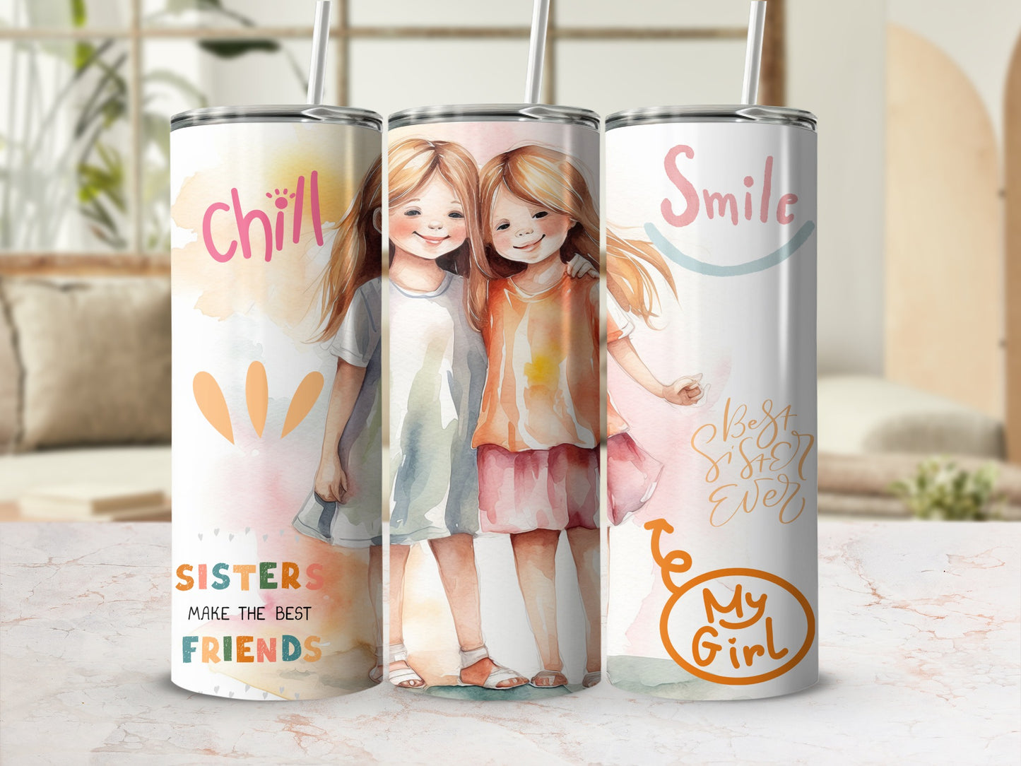 Sisters Make the Best Friends Tumbler Product