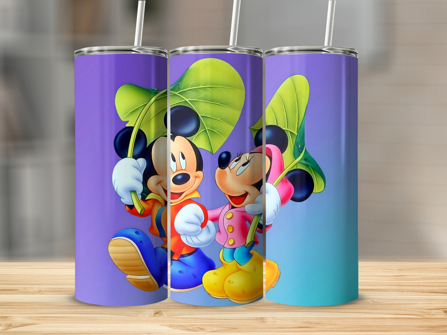 Colorful Disney Characters Design Tumbler Product