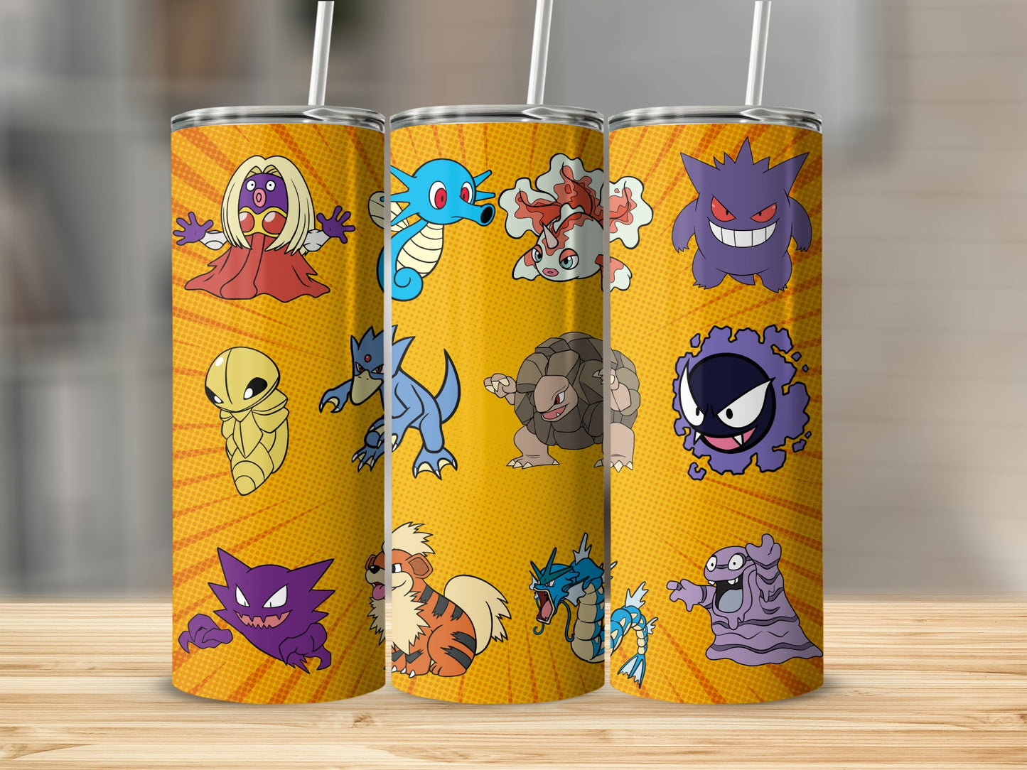 Colorful Cartoon Character Design Tumbler Cup