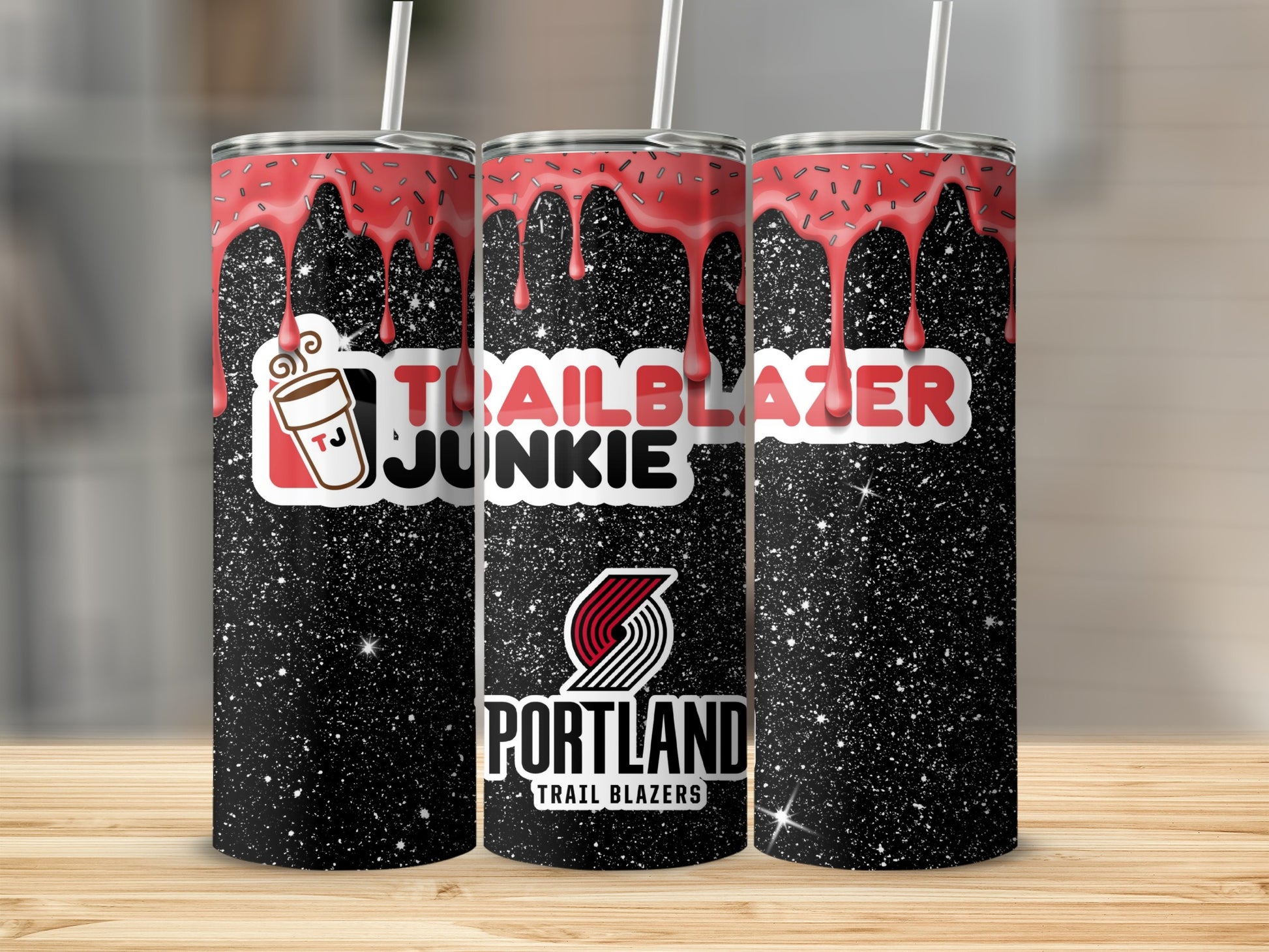 Trailblazer Junkie Portland Trail Blazers tumbler