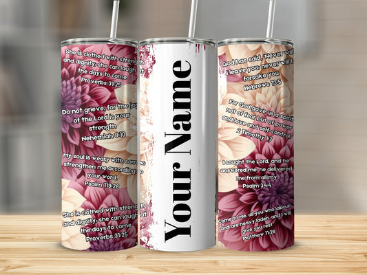 Personalized Inspirational Quotes Travel Mug