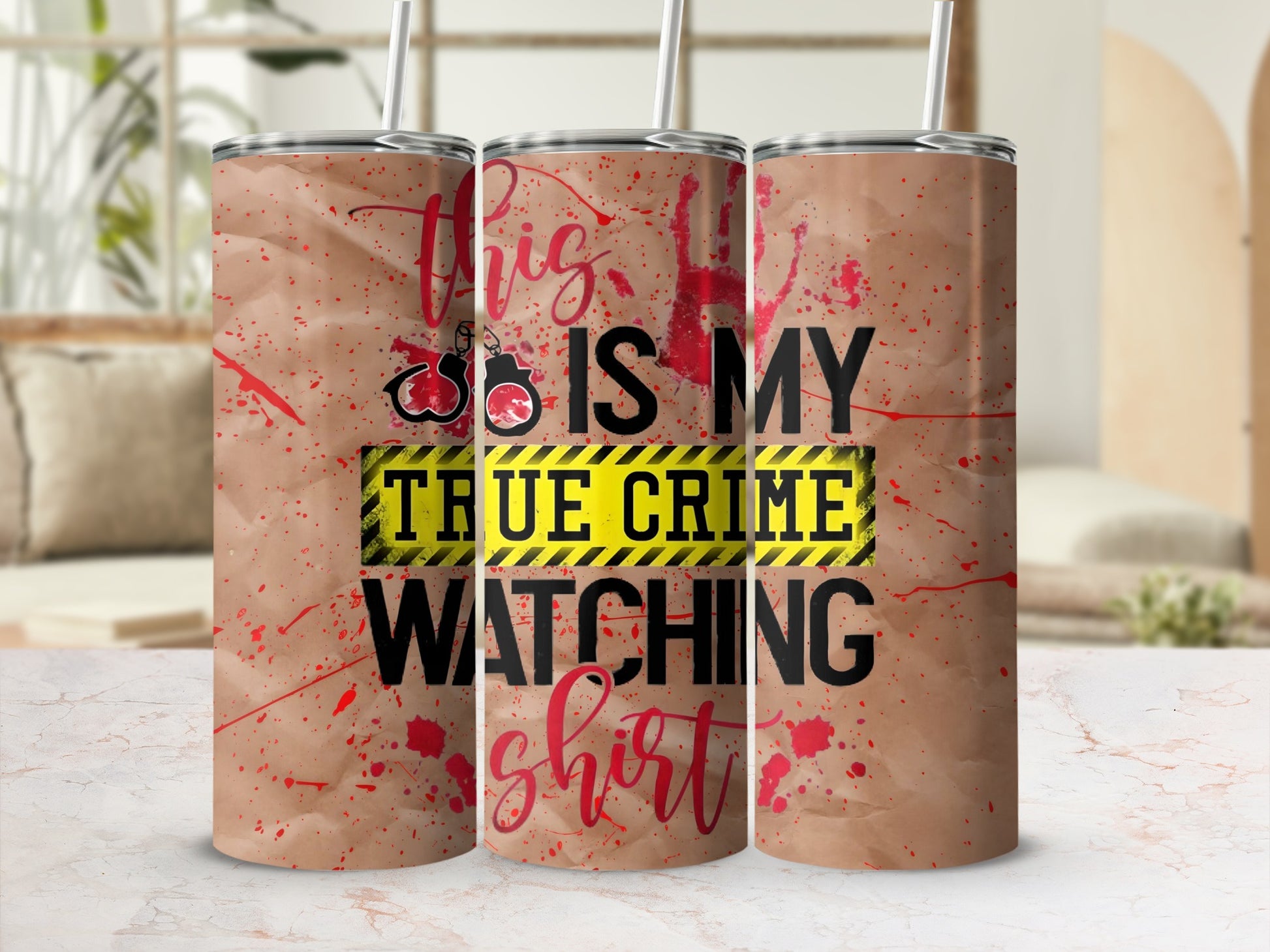 This Is My True Crime Watching Shirt tumbler