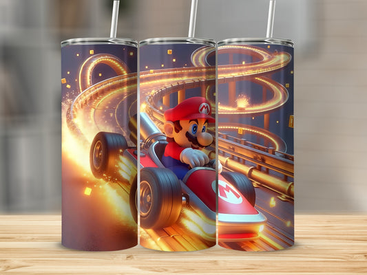 Racing Adventure Gaming Art Insulated Tumbler