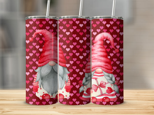 Adorable Gnome Tumbler Perfect for Valentine's Day