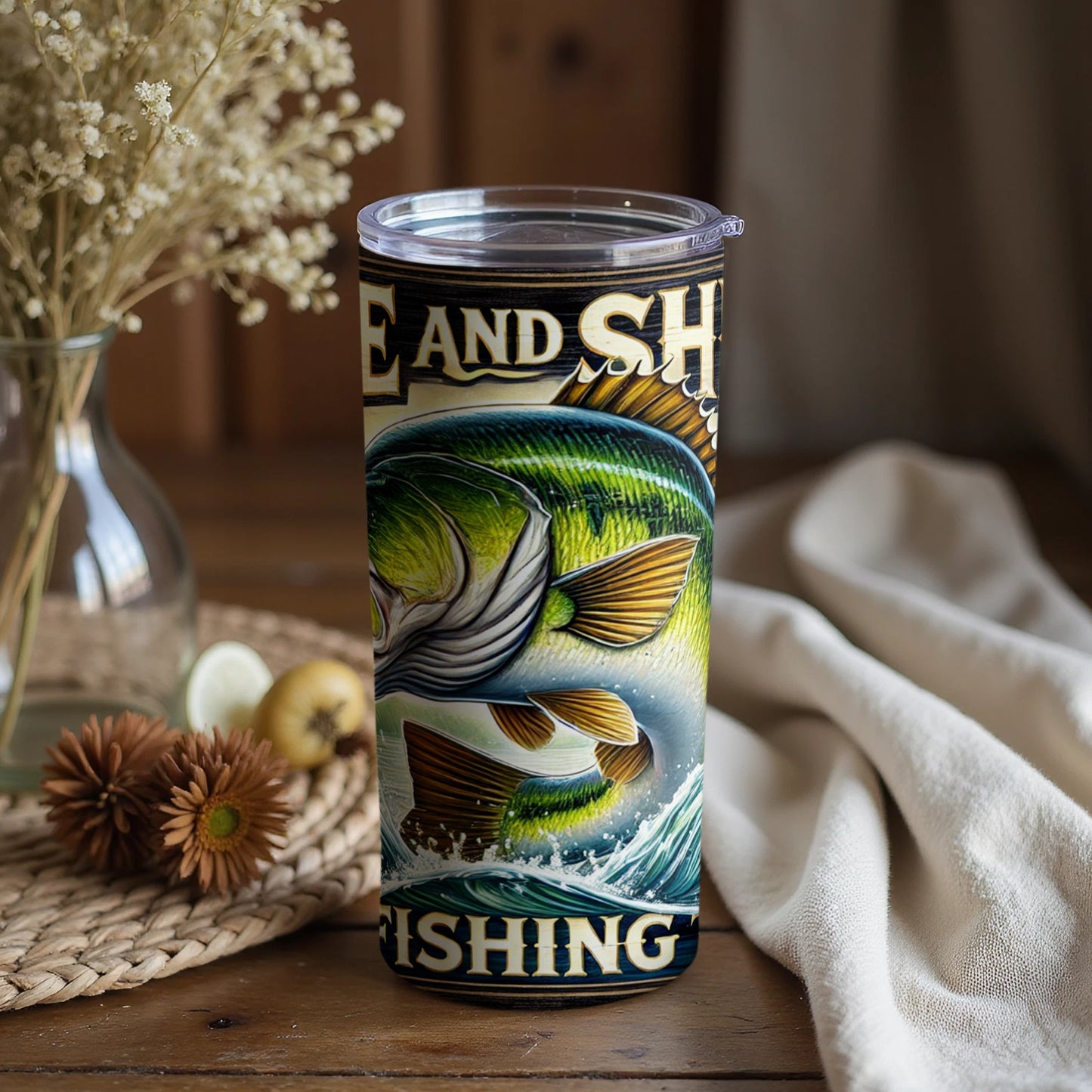 Beautifully Designed Fishing Tumbler for Outdoor Enthusiasts