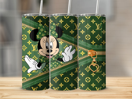 Minnie Mouse Green Designer Pattern Tumbler Product