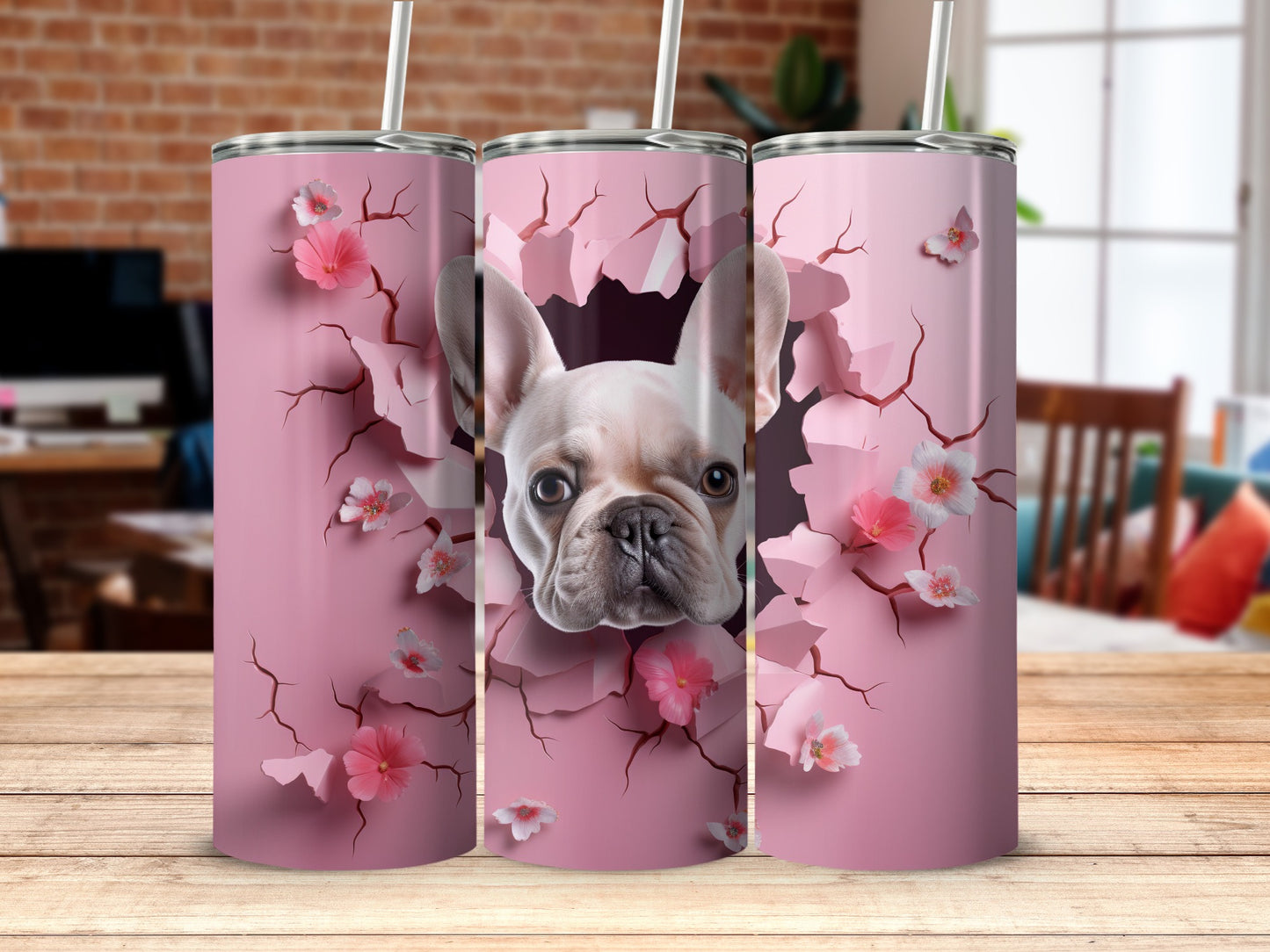 French Bulldog Pink Breakout Floral Design product type
French Bulldog
Frenchie
Dog
Puppy
Pink
Floral
Flowers
Blossoms
Sakura
Crack Effect
Breakout Design
Cute Animal
Pet Lover
Tumbler
Drinkware
Animal Art
Spring Theme
Adorable Dog
Unique Design
Gift Idea