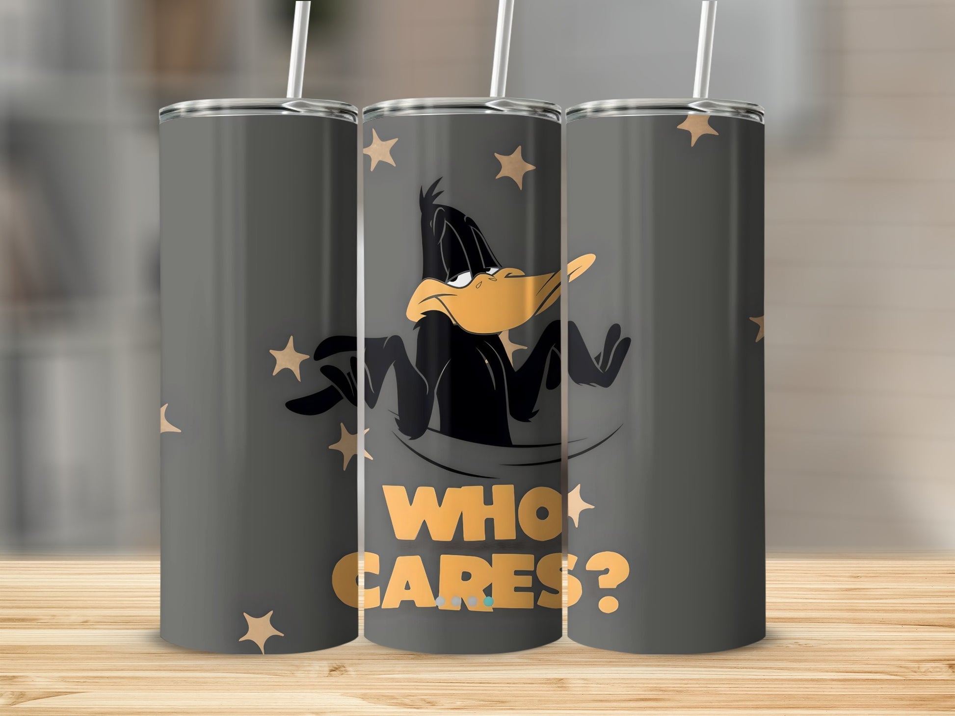 Who Cares Design Insulated Stainless Steel Tumbler