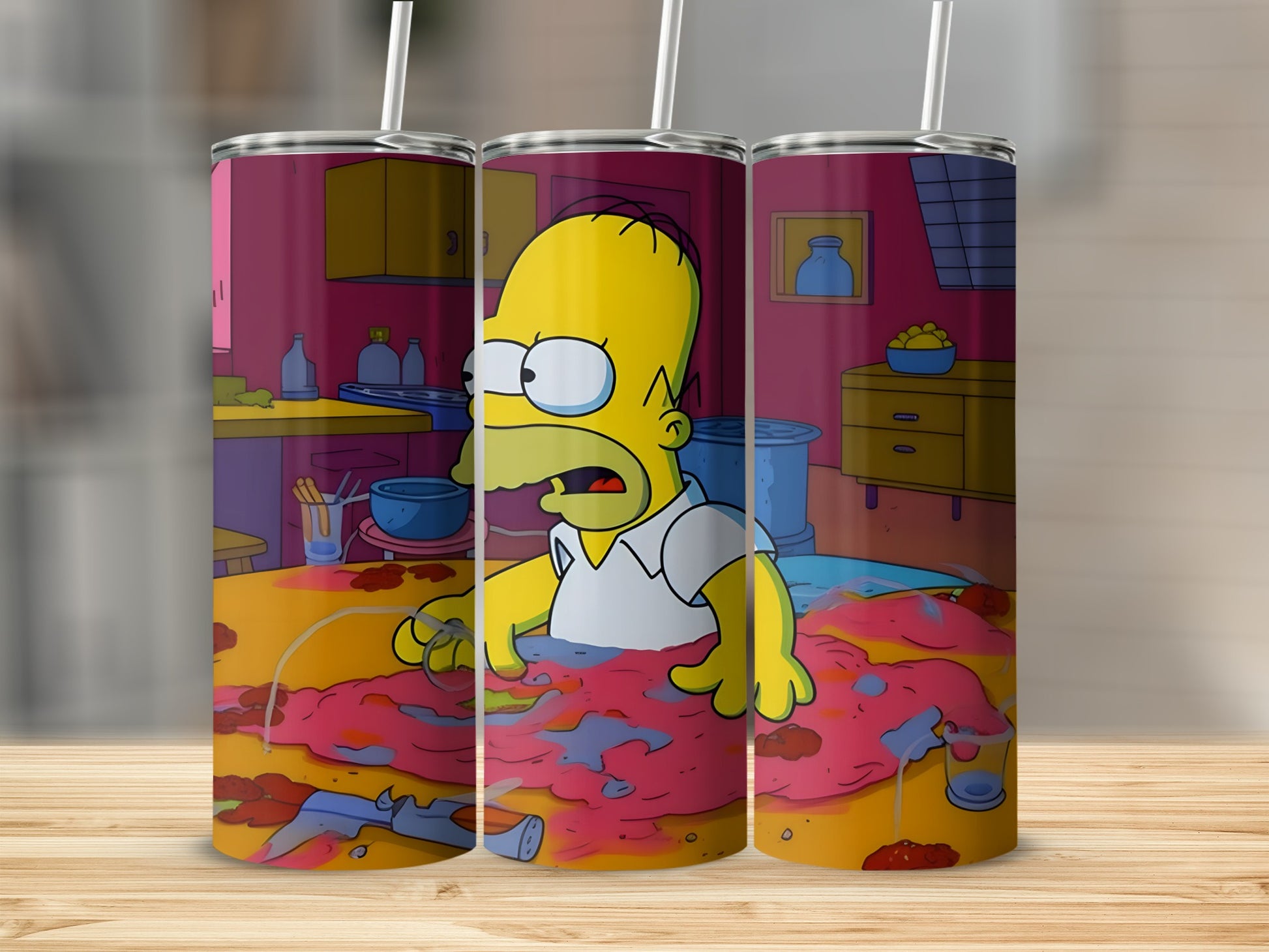 Funny Cartoon Character Design Stainless Steel Tumbler